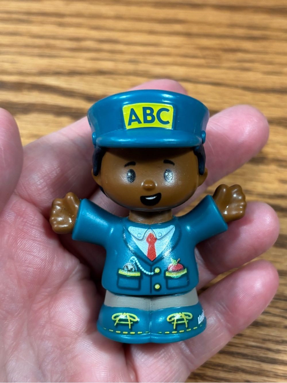 Fisher Price Little People Big ABC Animal Train Conductor Figure 2016 Mattel